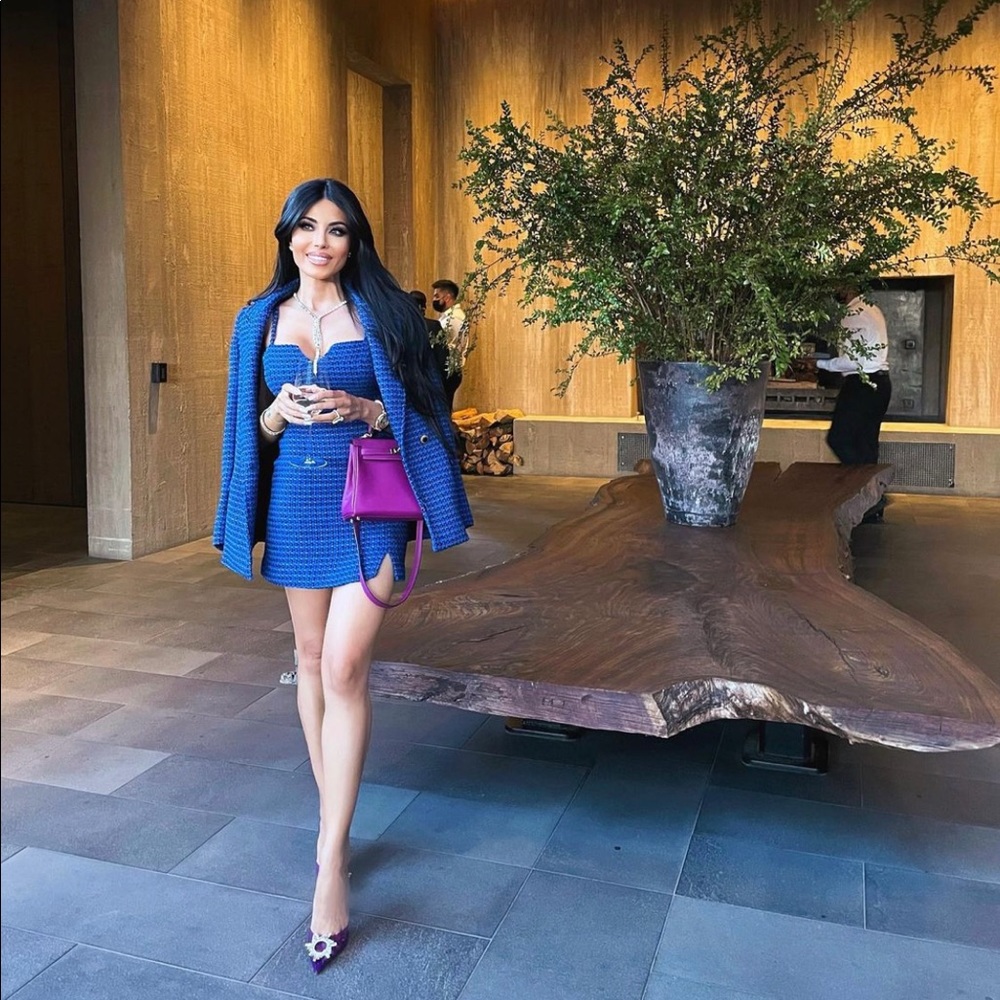 ZARA Blue mini dress